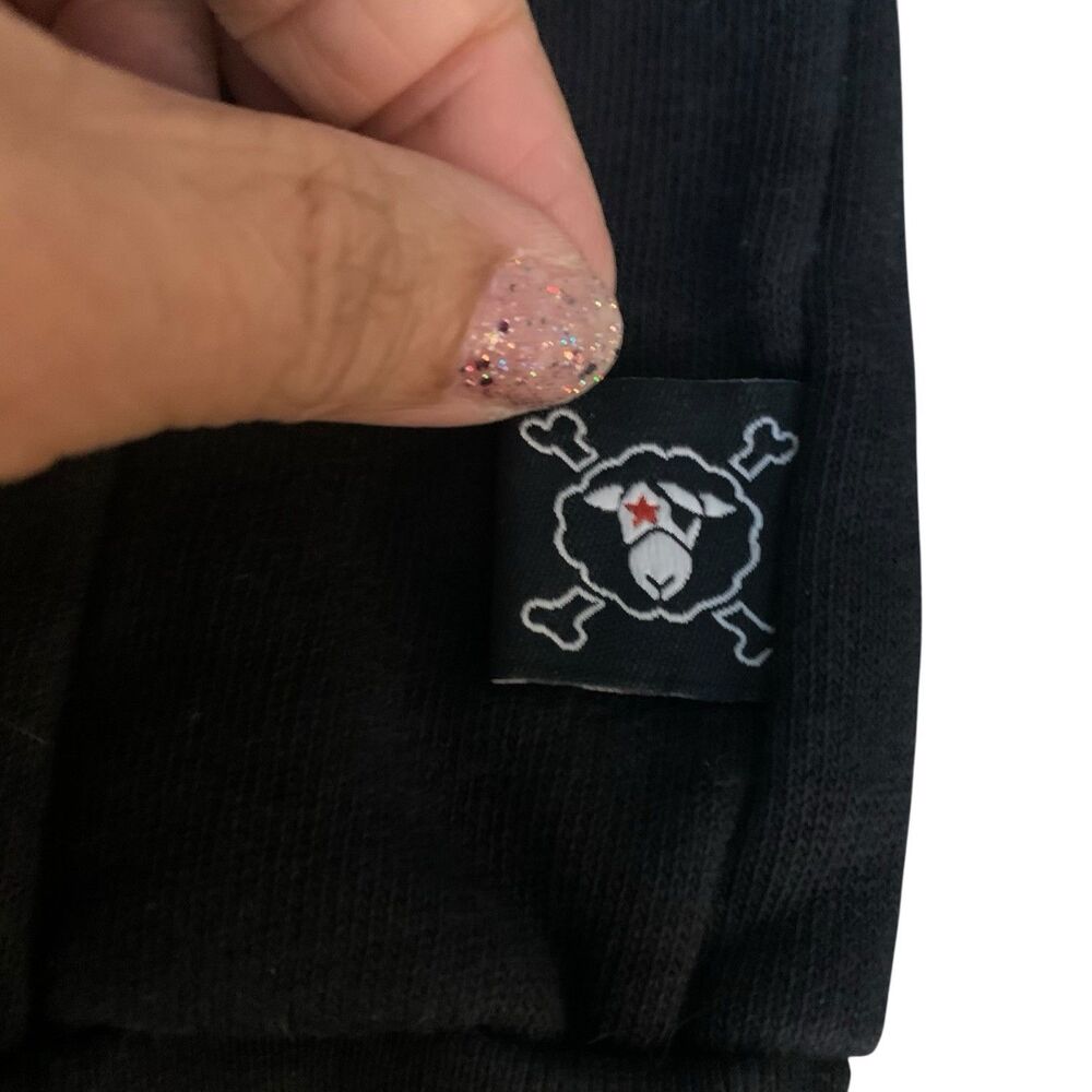 Nununu World Skull Patchwork Jogger Sweatpants Black Boys 3-4Y Unisex Israel - Picture 8 of 11